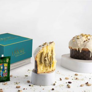 Panettone artigianale al pistacchio siciliano - Linea Mille e una notte