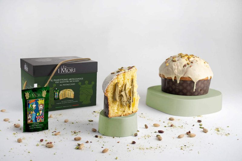Panettone artigianale al pistacchio siciliano – Linea Classica