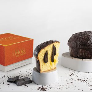 Panettone artigianale al nero modicano - Linea Mille e una notte