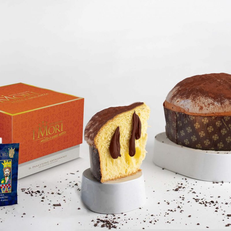 Panettone artigianale al Tiramisù - Linea Mille e una notte